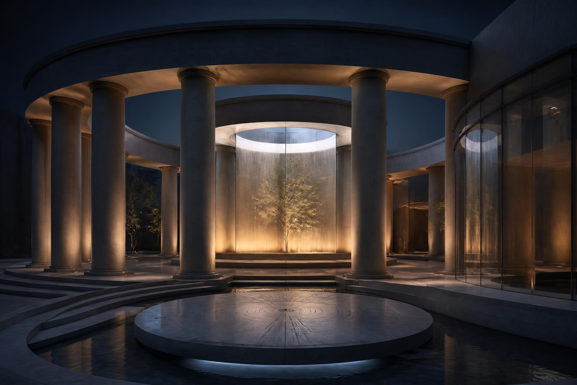 Abstract institutional architecture representing mission, stewardship, governance, and long-term financial continuity.